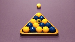 ARAMITH Pro-CUP & Premier LIMITED EDITION GOLD 8ball BLUE & YELLOW